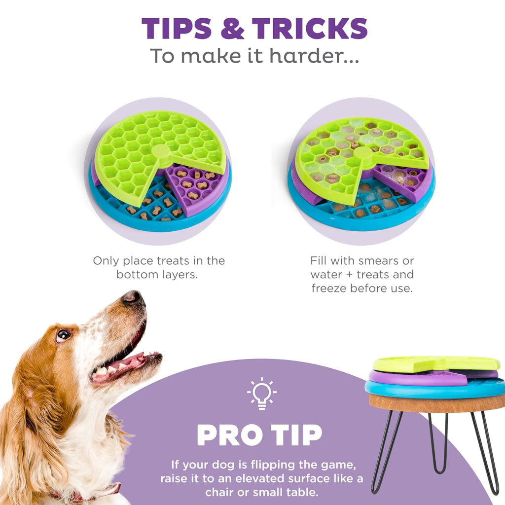 Outward Hound Nina Ottosson Lickin' Layers Dog Puzzle & Slow Feeder