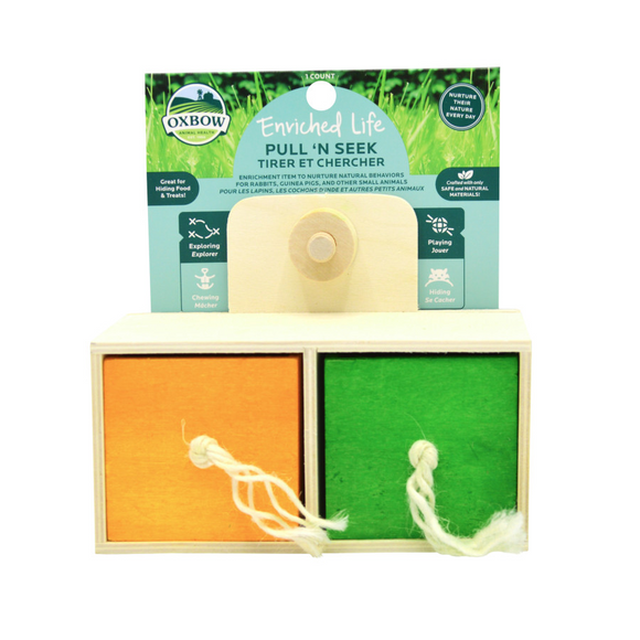 Oxbow Animal Health Enriched Life Pull ’n Seek Small Animal Toy - Small Animal Toys 1