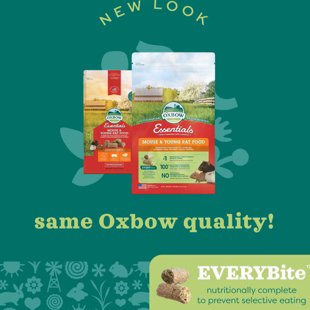Oxbow Essentials Mouse & Young Rat Food Pellets