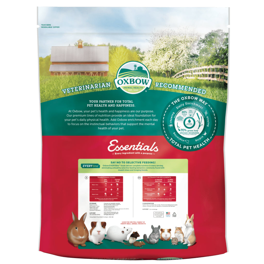 Oxbow Essentials Young Rabbit Food Pellets