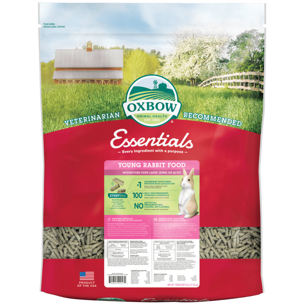 Oxbow Essentials Young Rabbit Food Pellets