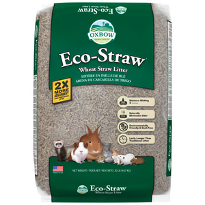 Oxbow Eco Straw Pelleted Wheat Straw Litter For Small Animals (20 lb) - Small Pet Food 1