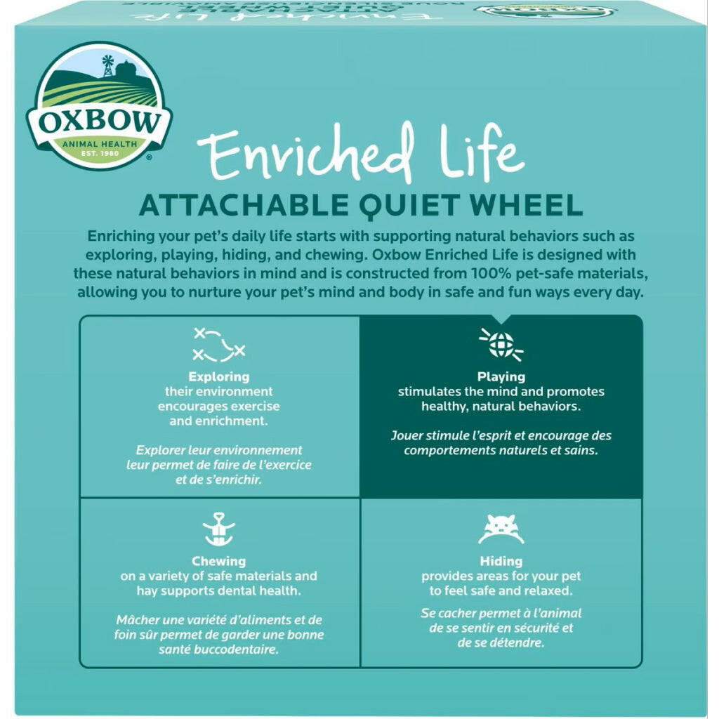 Oxbow Enriched Life Attachable Quiet Wheel Toy For Small