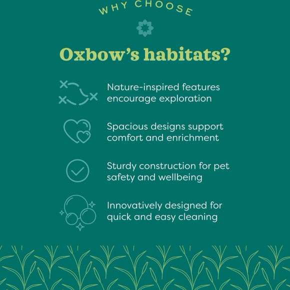 Oxbow Enriched Life Habitat with Play Yard for Small Animals