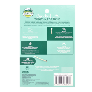 Oxbow Enriched Life Timothy Popsicle Small Animal Chew - Small Animal Treats 2