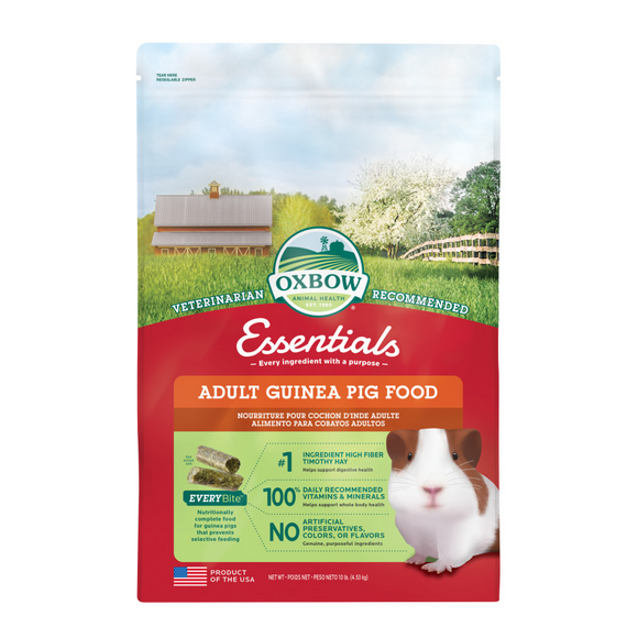 Oxbow Essentials Adult Guinea Pig Food - 10-lb - Dry Food 10