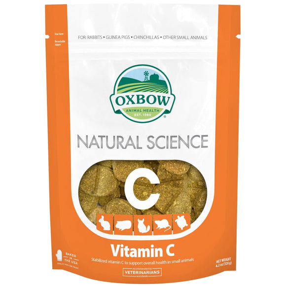 Oxbow Natural Science - Vitamin C Supplement For Small Animals (60 ct)