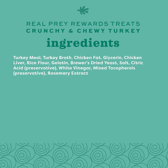 Oxbow Real Prey Turkey Ferrets Rewards Ferret Crunchy & Chewy Treats (3 oz)