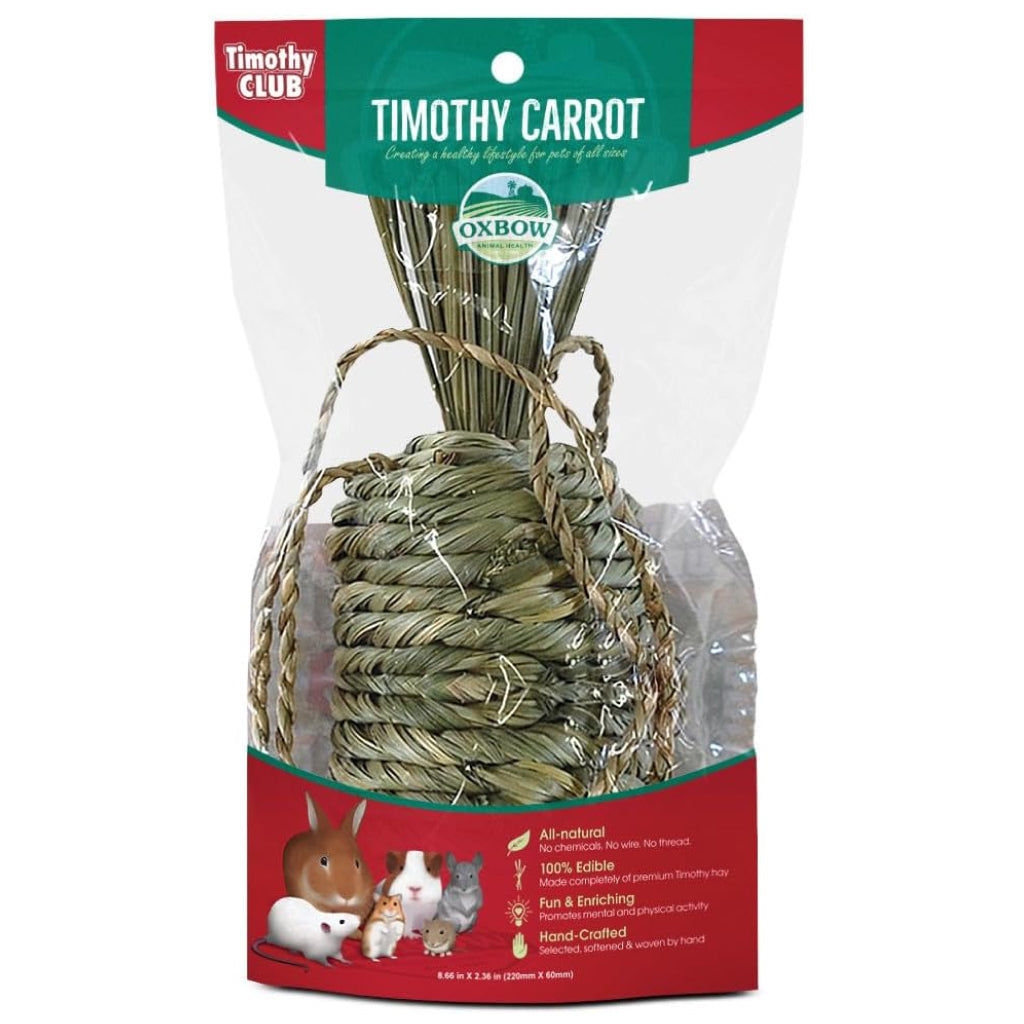 Timotthy Oxbow Timothy CLUB Timothy Carrot Small Animal Treat