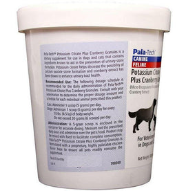Pala-Tech Potassium Citrate Plus Cranberry Granules 300 gm - Dog & Cat Supplements & Vitamins 2