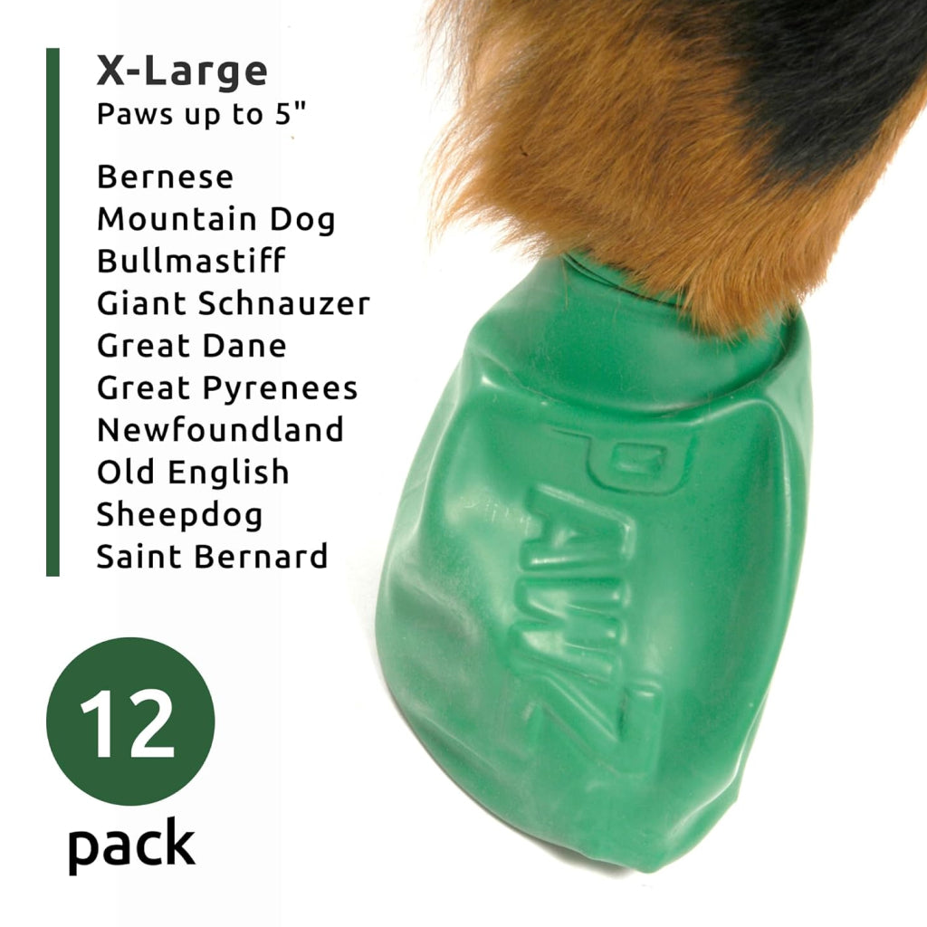 Pawz Boots for Extra Large Dogs - Waterproof & Reusable