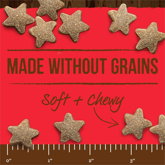 Power Bites Soft & Chewy Grain Free Real Beef Dog Treats (6 oz)