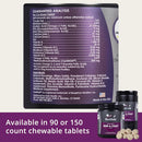 PeakTails Dematrix Skin & Coat Chewable Tablets for Dogs