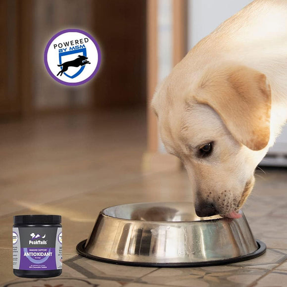 PeakTails Immune Support Antioxidant Chewable Tablets for Dogs