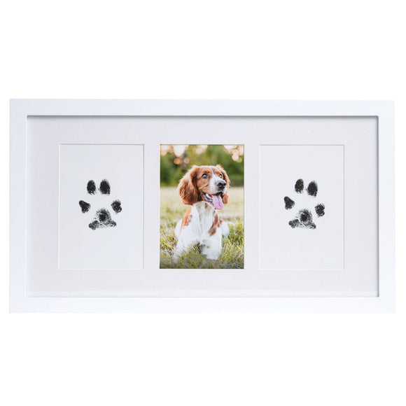 Pearhead Pawprints 3-Opening Frame, Memorial Frame