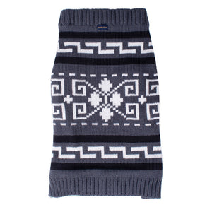 Pendleton Knitted Sweater for Dogs & Cats - Westerley Grey / X-Small - Dog Clothing & Apparel 1