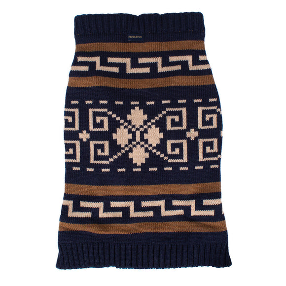 Pendleton Knitted Sweater for Dogs & Cats - Westerley Navy / X-Small - Dog Clothing & Apparel 5