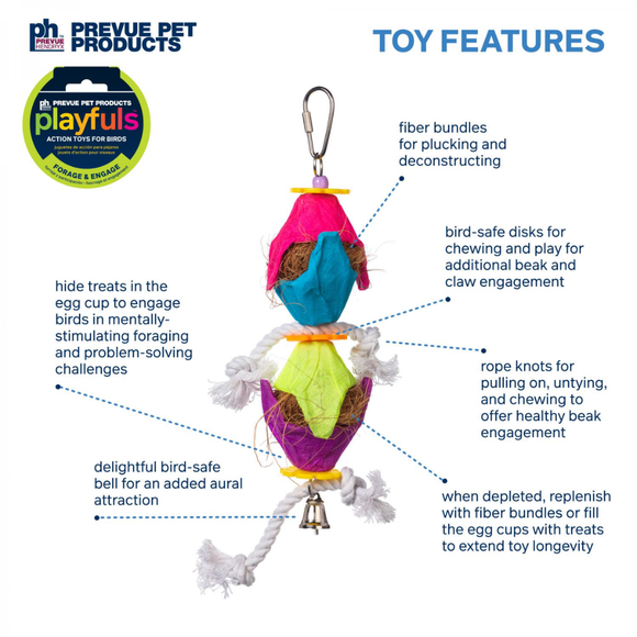 Refillable Foraging Toy for Interactive Play