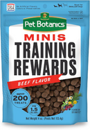 Pet Botanics Training Rewards Mini Soft & Chewy Beef Flavor Dog Treats - 4 oz - Dog Training & Behavior 1
