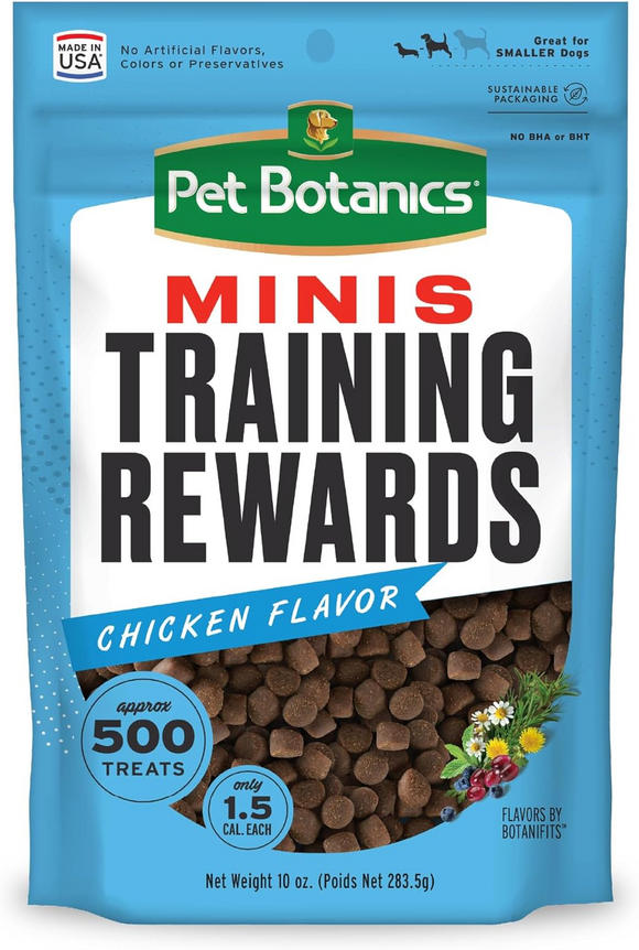 Pet Botanics Training Rewards Mini Soft & Chewy Chicken Flavor Dog Treats - 10 oz - Dog Training & Behavior 7