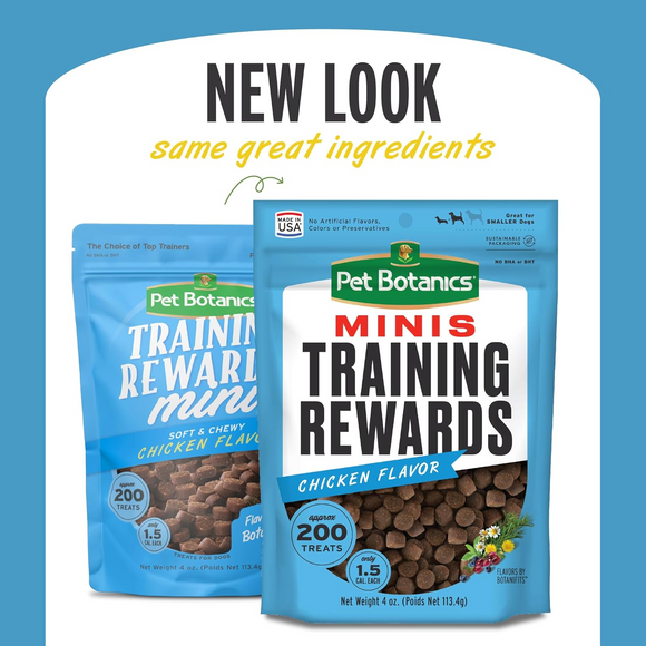 Pet Botanics Training Rewards Mini Soft & Chewy Chicken Flavor Dog Treats - Dog Training & Behavior 2