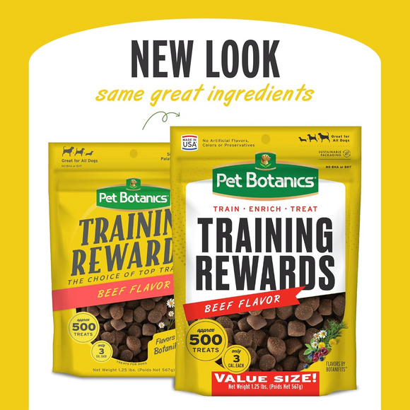 Pet Botanics Training Rewards Soft & Chewy Beef Flavor Dog Treats (20 oz) - Dog Training & Behavior 2