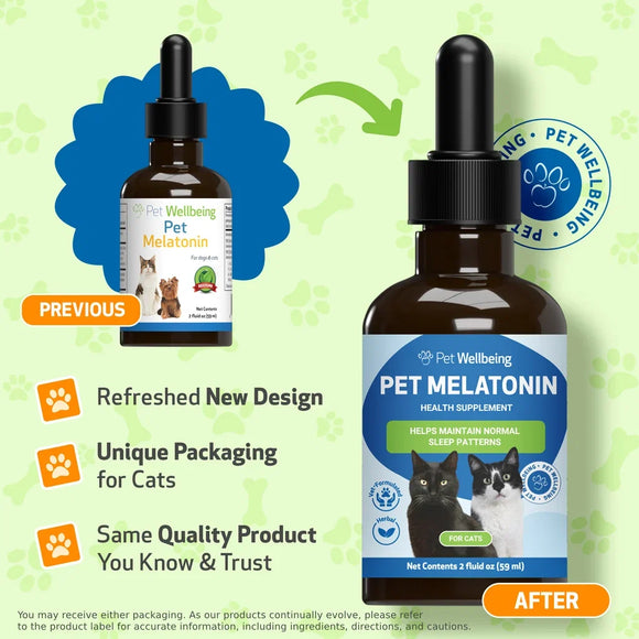 Pet Melatonin for Cats (2 oz) - Cat Health Care & Wellness 2