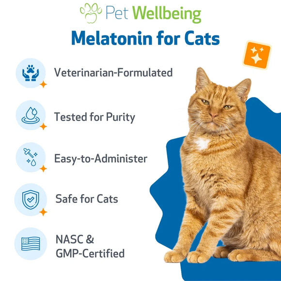 Pet Melatonin for Cats (2 oz) - Cat Health Care & Wellness 6