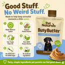 Pet Naturals BusyButter Calming Peanut Butter for Dogs (1.5 oz x 6 pouches) - Dog Calming & Anxiety Supplements 8