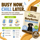 Pet Naturals BusyButter Calming Peanut Butter for Dogs (1.5 oz x 6 pouches) - Dog Calming & Anxiety Supplements 3