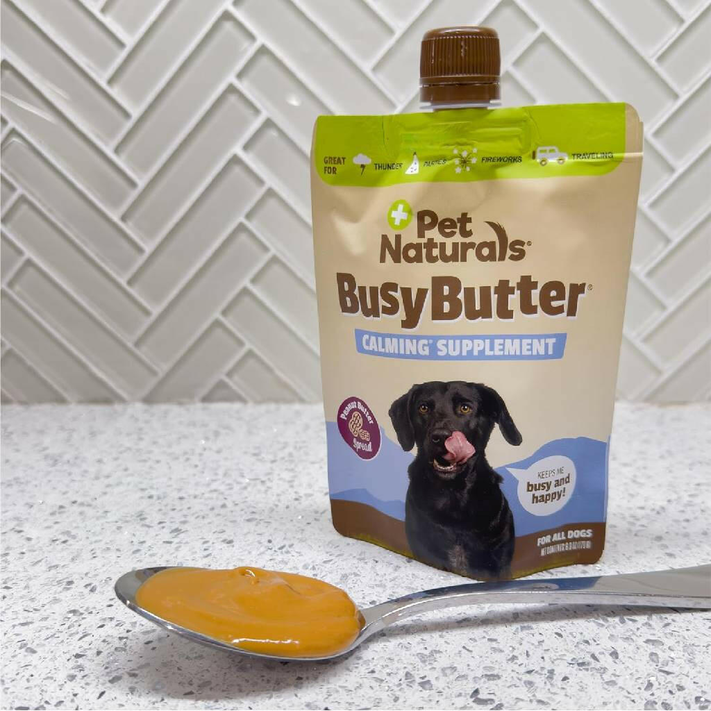 Pet Naturals BusyButter Calming Peanut Butter for Dogs (6