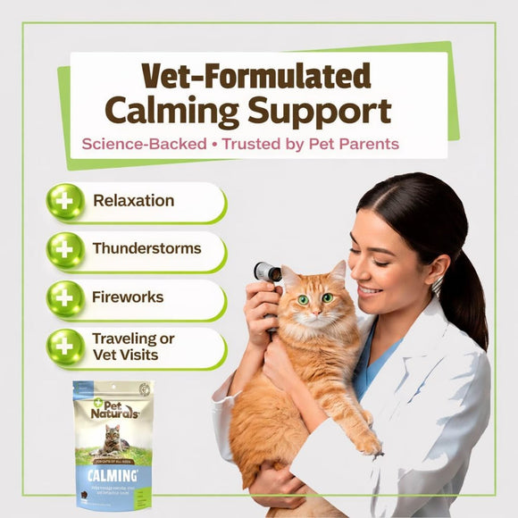 Pet Naturals Calming Chews for Cats (30 count) - Cat Treats 3