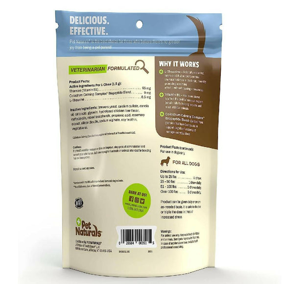 Pet Naturals Calming Chews for Dogs (30 count)