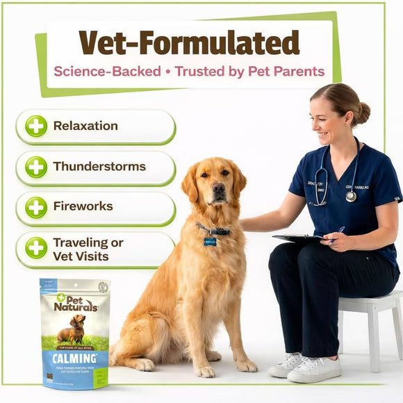 Pet Naturals Calming Chews for Dogs (30 count) - Dog Calming & Anxiety Supplements 5