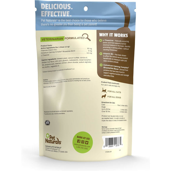 Pet Naturals Calming Chews for Dogs & Cats (160 count) - Dog Calming & Anxiety Supplements 9