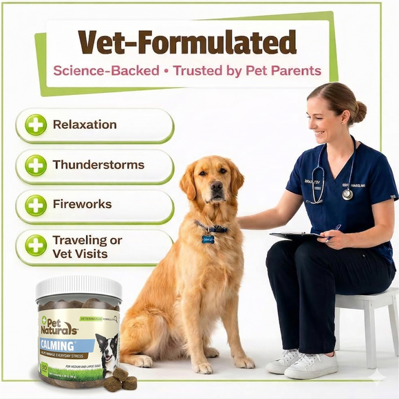 Pet Naturals Calming Chews for Medium & Large Dogs (30 count) - Dog Treats 4