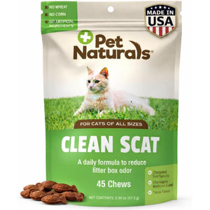 Pet Naturals Clean Scat Chews for Cats (45 count) - Cat Treats 1