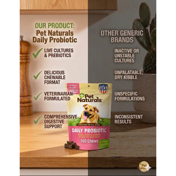 Pet Naturals Daily Probiotic Chews for Dogs - Dog Digestive & Probiotics Supplements 5