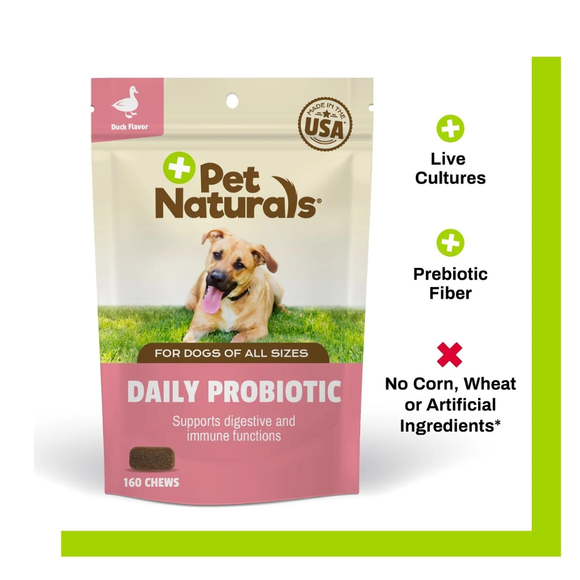 Pet Naturals Daily Probiotic Chews for Dogs - Dog Digestive & Probiotics Supplements 6