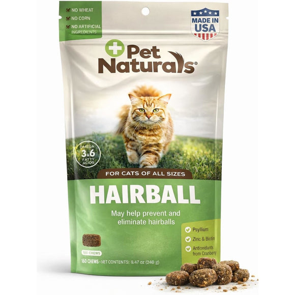 Pet Naturals Hairball Chews for Cats - 160 chews - Cat Vitamins & Supplements 2