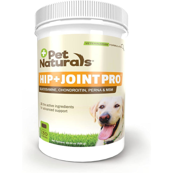 Pet Naturals Hip & Joint PRO Chews for Dogs - 130 Count - 4.0g/Chew - Dog Joint & Hip Supplements 3
