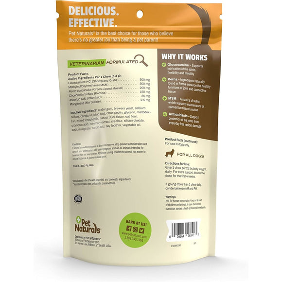 Pet Naturals Hip & Joint PRO Chews for Dogs - Dog Joint & Hip Supplements 2