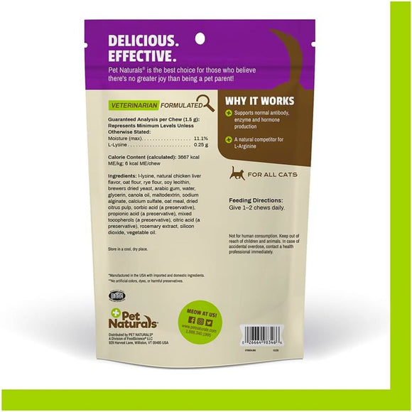 Pet Naturals L-Lysine Chews for Cats (60 count) - Cat Immune & Allergy Supplements 7