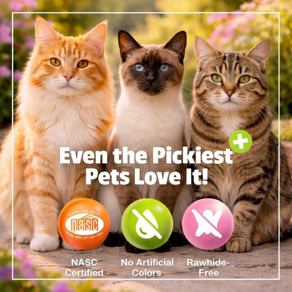Pet Naturals L-Lysine Chews for Cats (60 count) - Cat Immune & Allergy Supplements 8