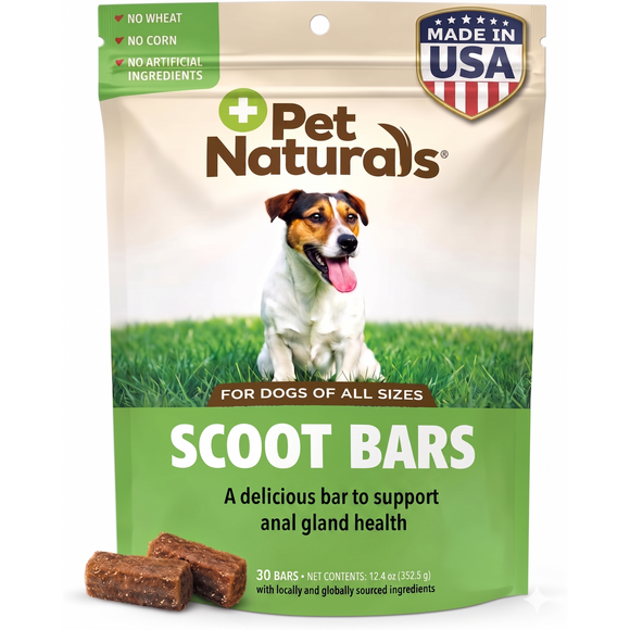 Pet Naturals Scoot Bars Chews for Dogs (30 count) - Dog Digestive & Probiotics Supplements 1