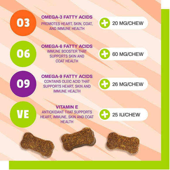 Pet Naturals Skin & Coat Chews for Dogs (30 count) - Dog Skin & Coat Supplements 4