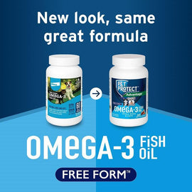 Pet Protect Free Form Omega-3 Fish Oil for Small Dogs and Cats (60 capsules) - Dog Supplements & Vitamins 2