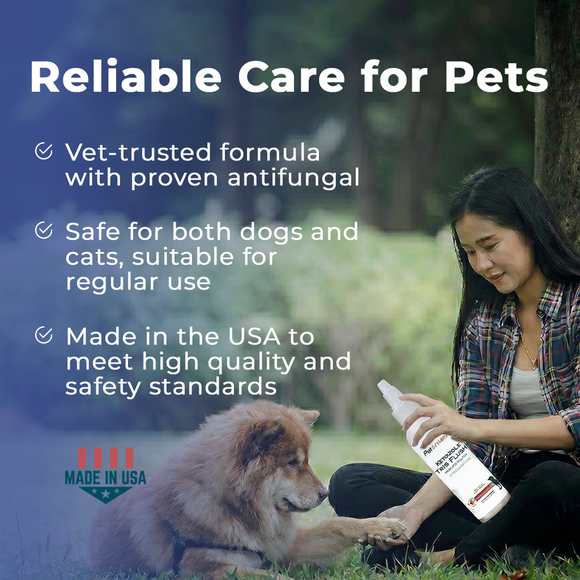 Pet Scholars Ketozole Tris Flush Anti-fungal Cleansing Solution, 12 fl oz