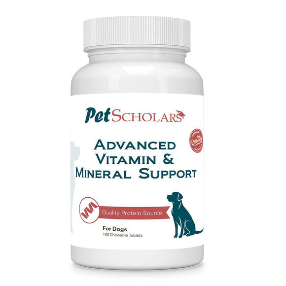 Pet Scholars Advanced Vitamin & Mineral Support - (180 Chewable Tablets) - Dog Supplements & Vitamins 4