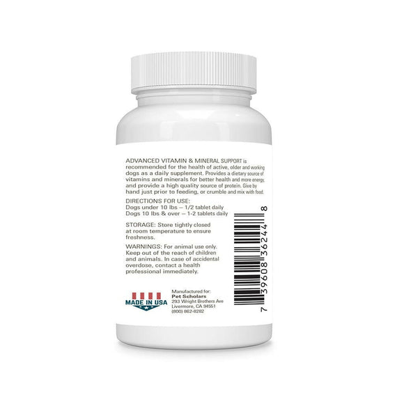 Pet Scholars Advanced Vitamin & Mineral Support - Dog Supplements & Vitamins 3